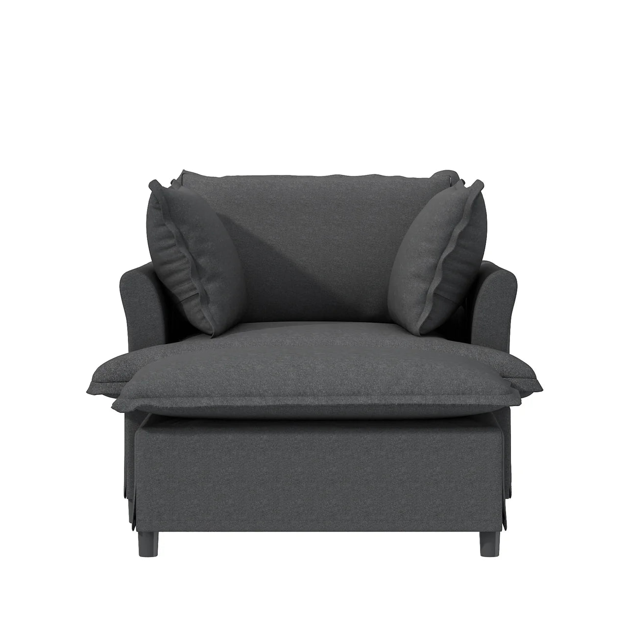 SYNOVI 37" Chair with Ottoman