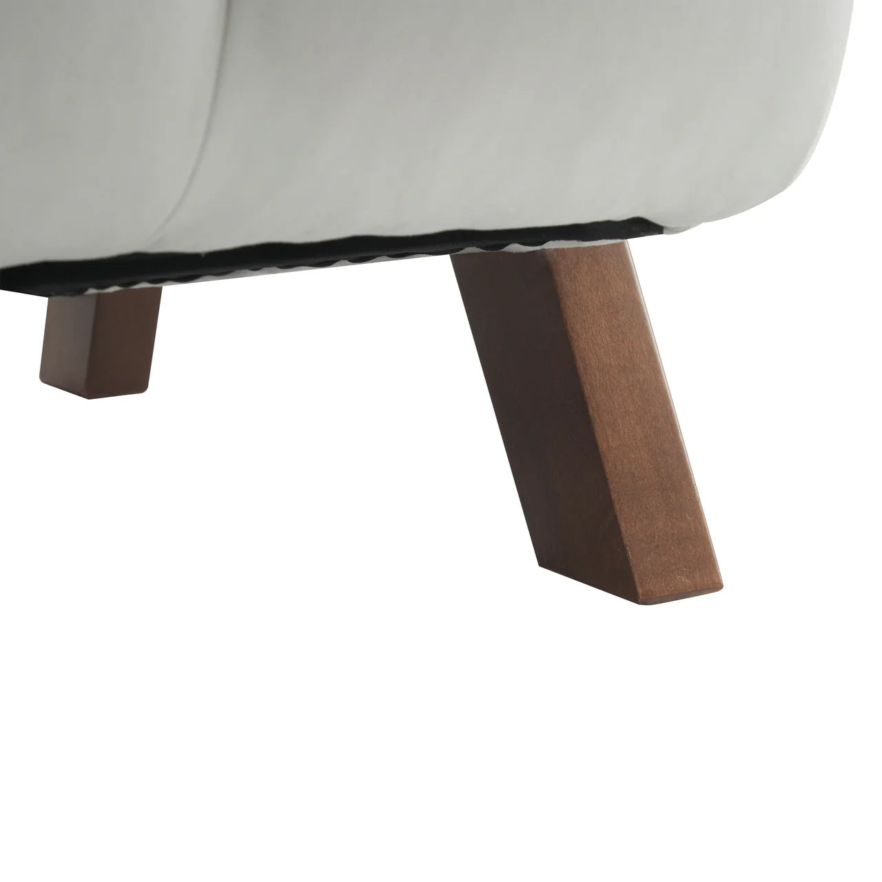 CALYPSO 29" Modern Chair - Ivory Velvet