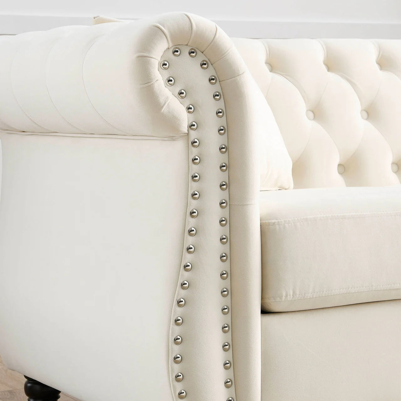 ROSALIND 80" Chesterfield Sofa Set