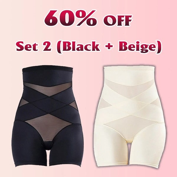 Neuer Cross-Compression-Bauch- und Hintern-Shaper mit hoher Taille
