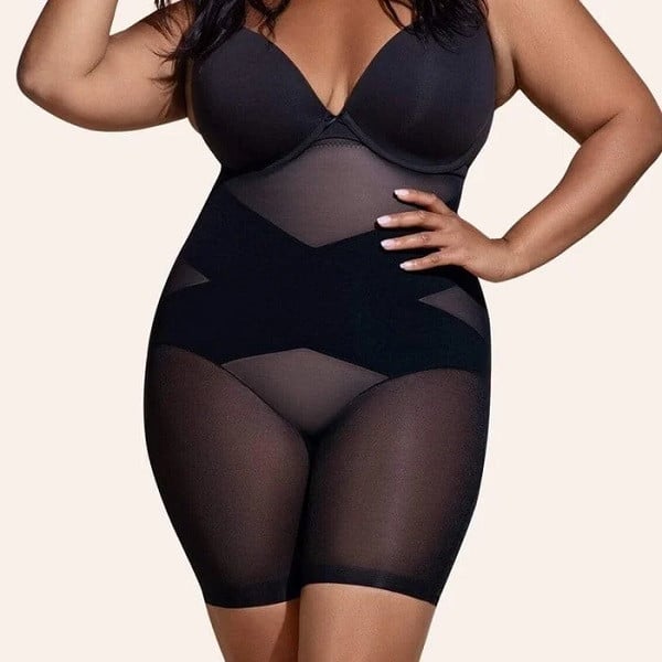 Neuer Cross-Compression-Bauch- und Hintern-Shaper mit hoher Taille