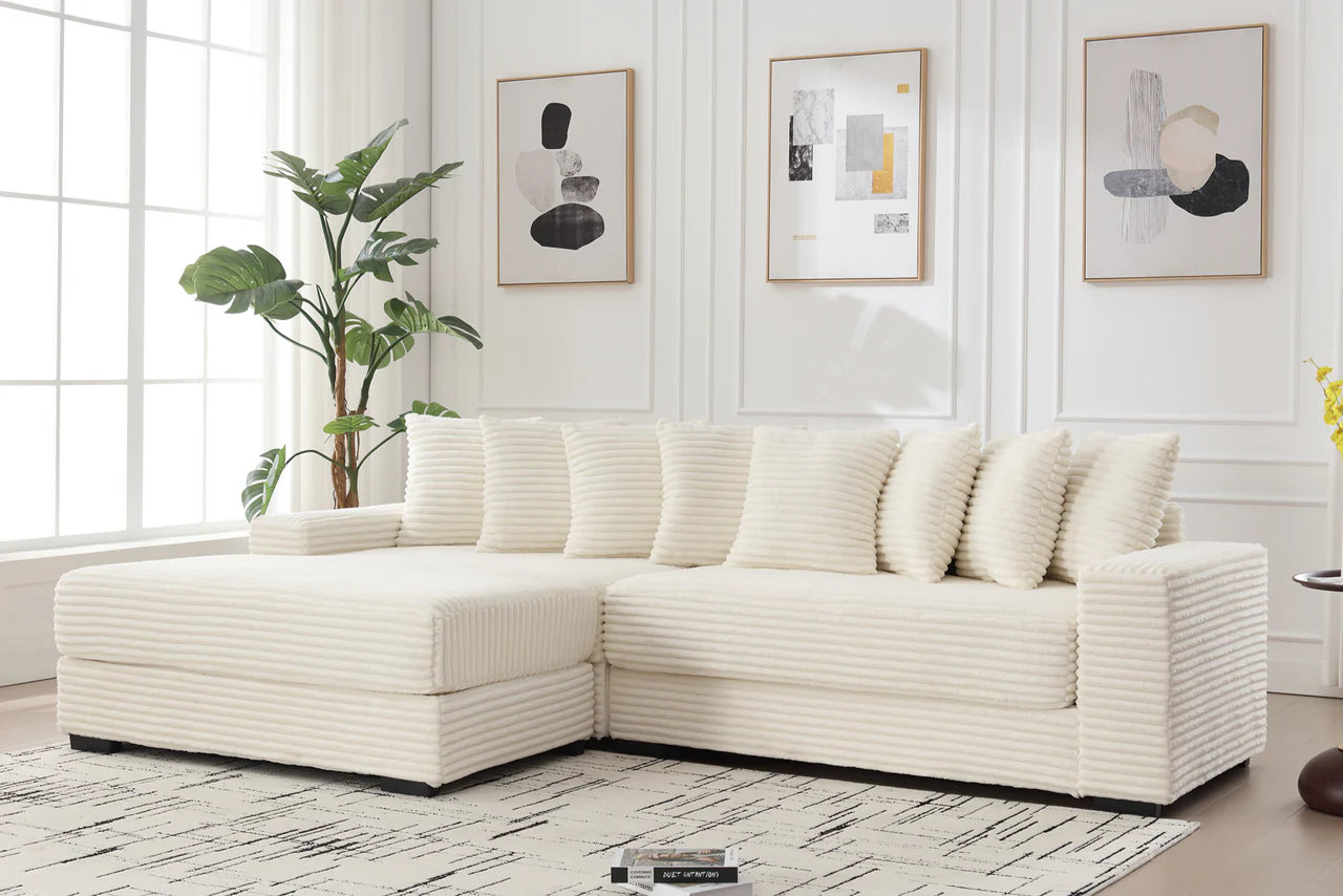 HESTIA 111" Sectional Sofa