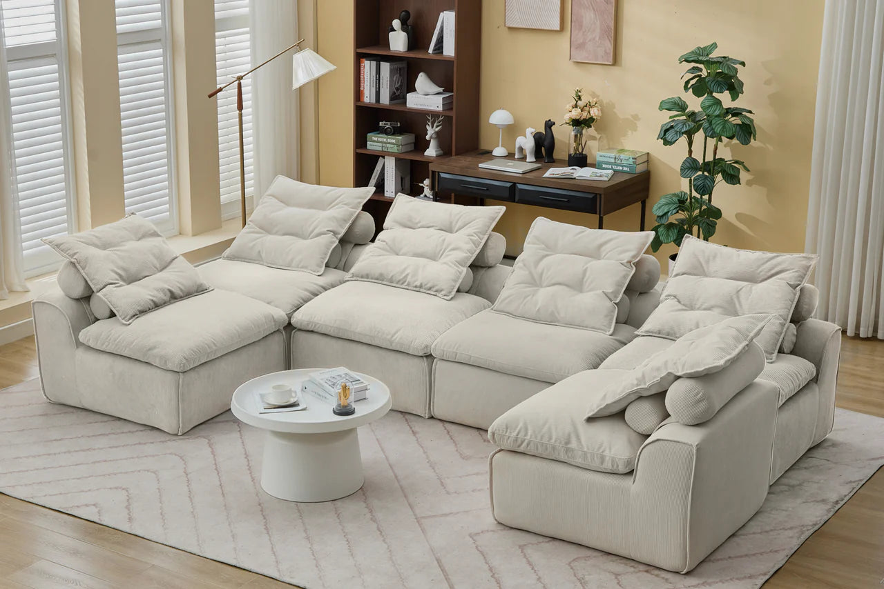 ISOLDE 132" Sofa 6 Seater