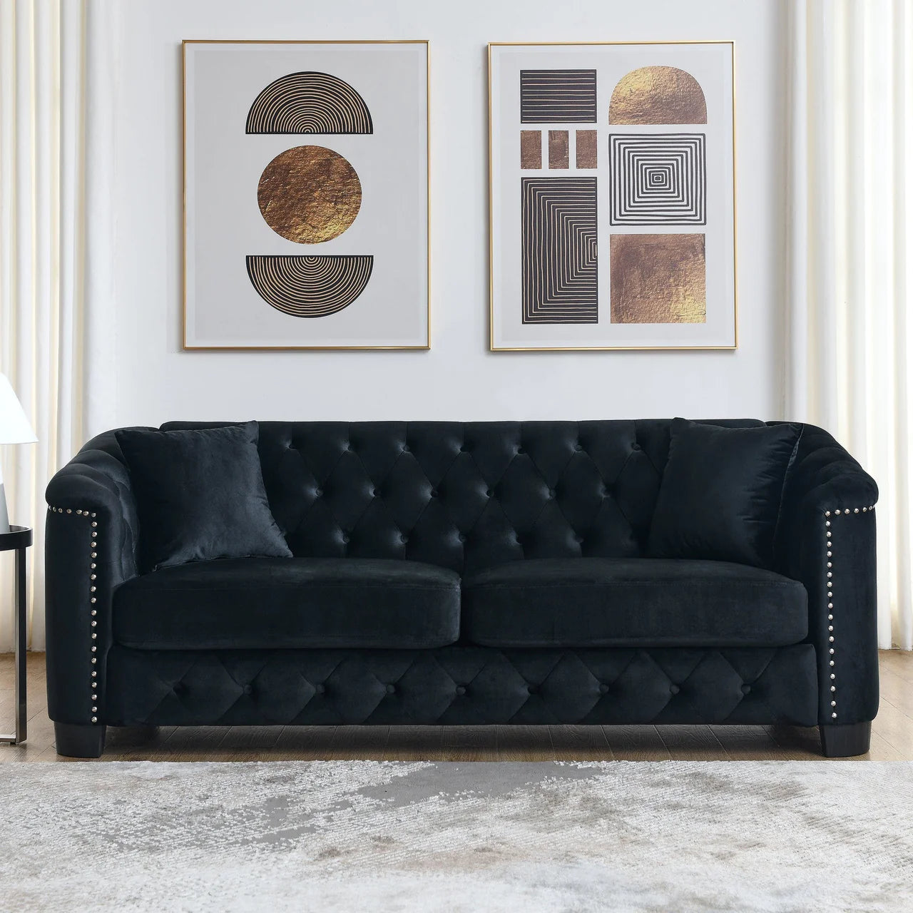 QUENTIN 3 Seater Chesterfield Sofa