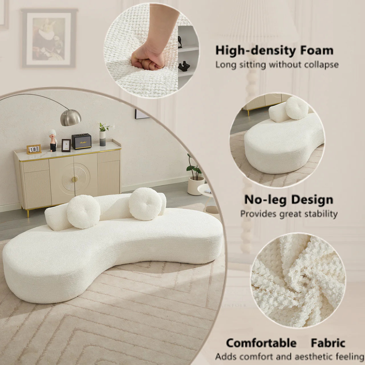 QYVONX 105" Sofa