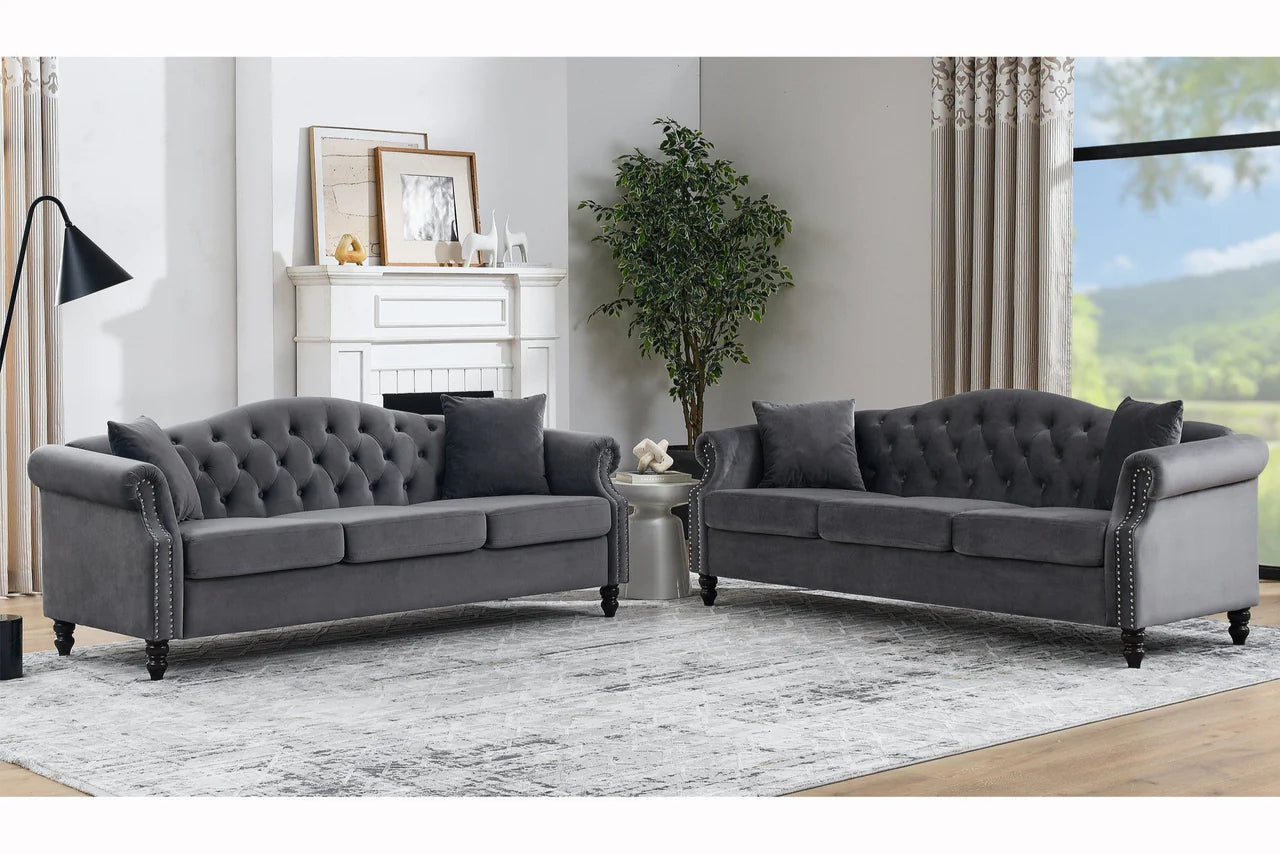SYLVIE 80" Sofa Set Of 2