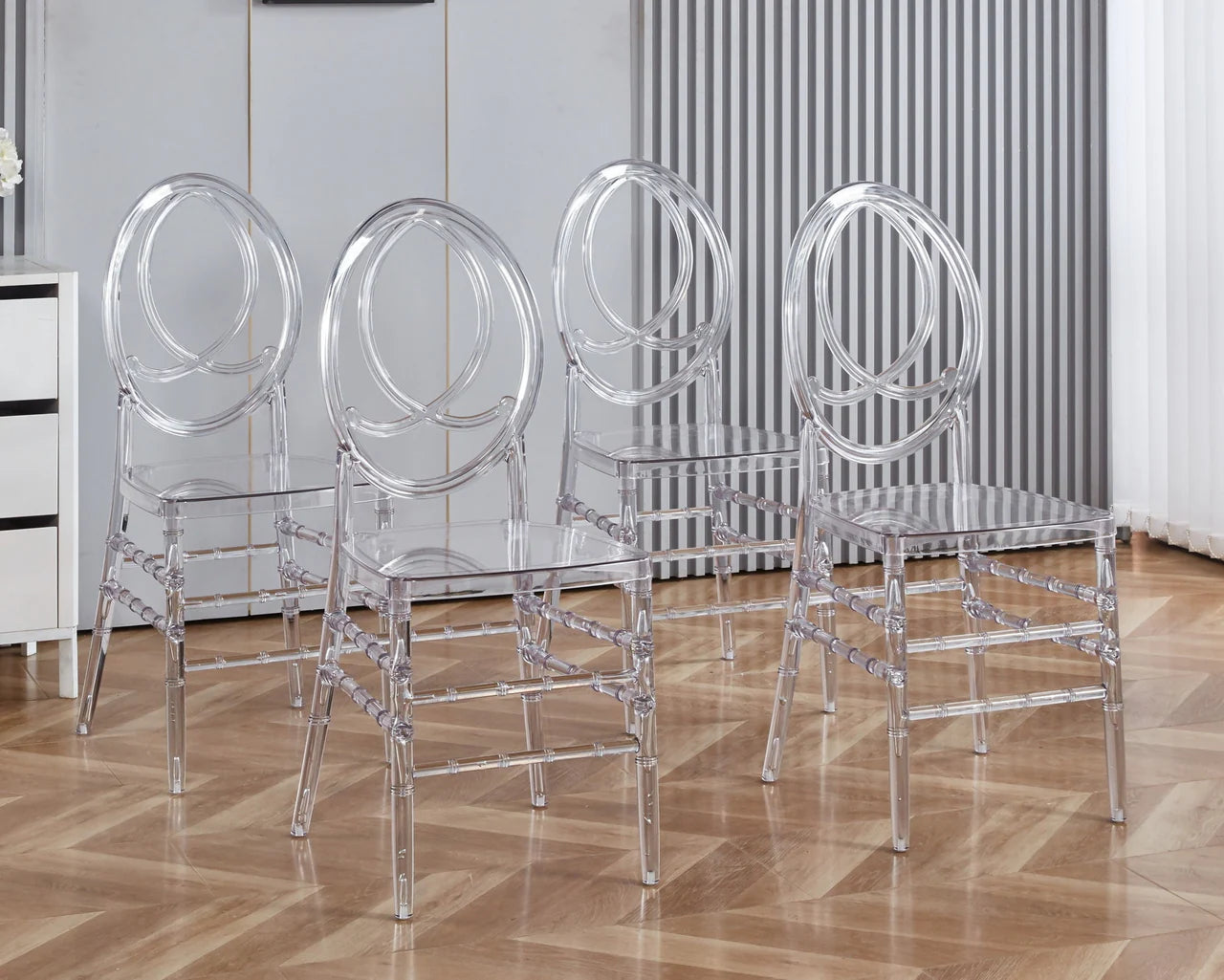 XEVRON 20" Transparent Chair