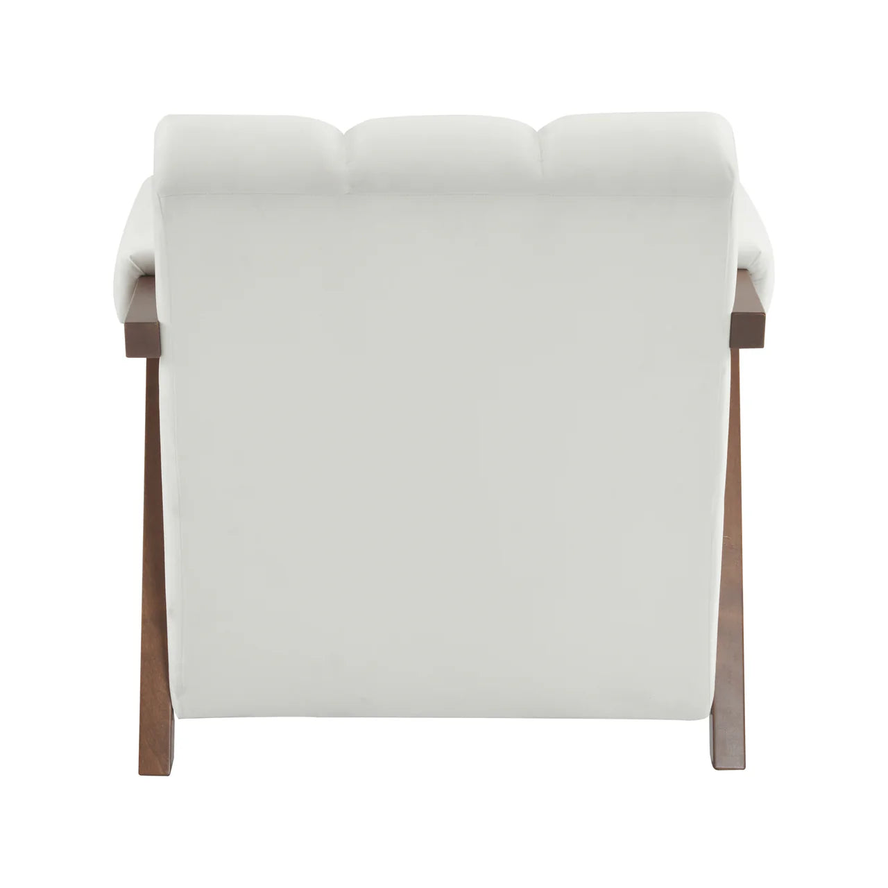 CALYPSO 29" Modern Chair - Ivory Velvet