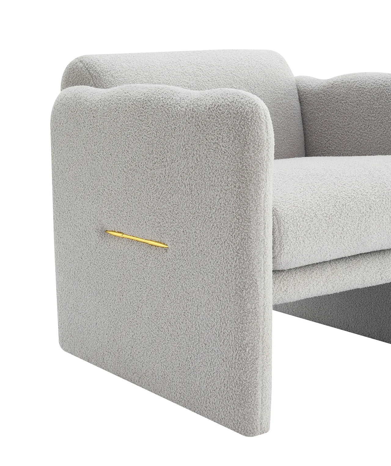 VALEN 28" Chair - Teddy Light Gray