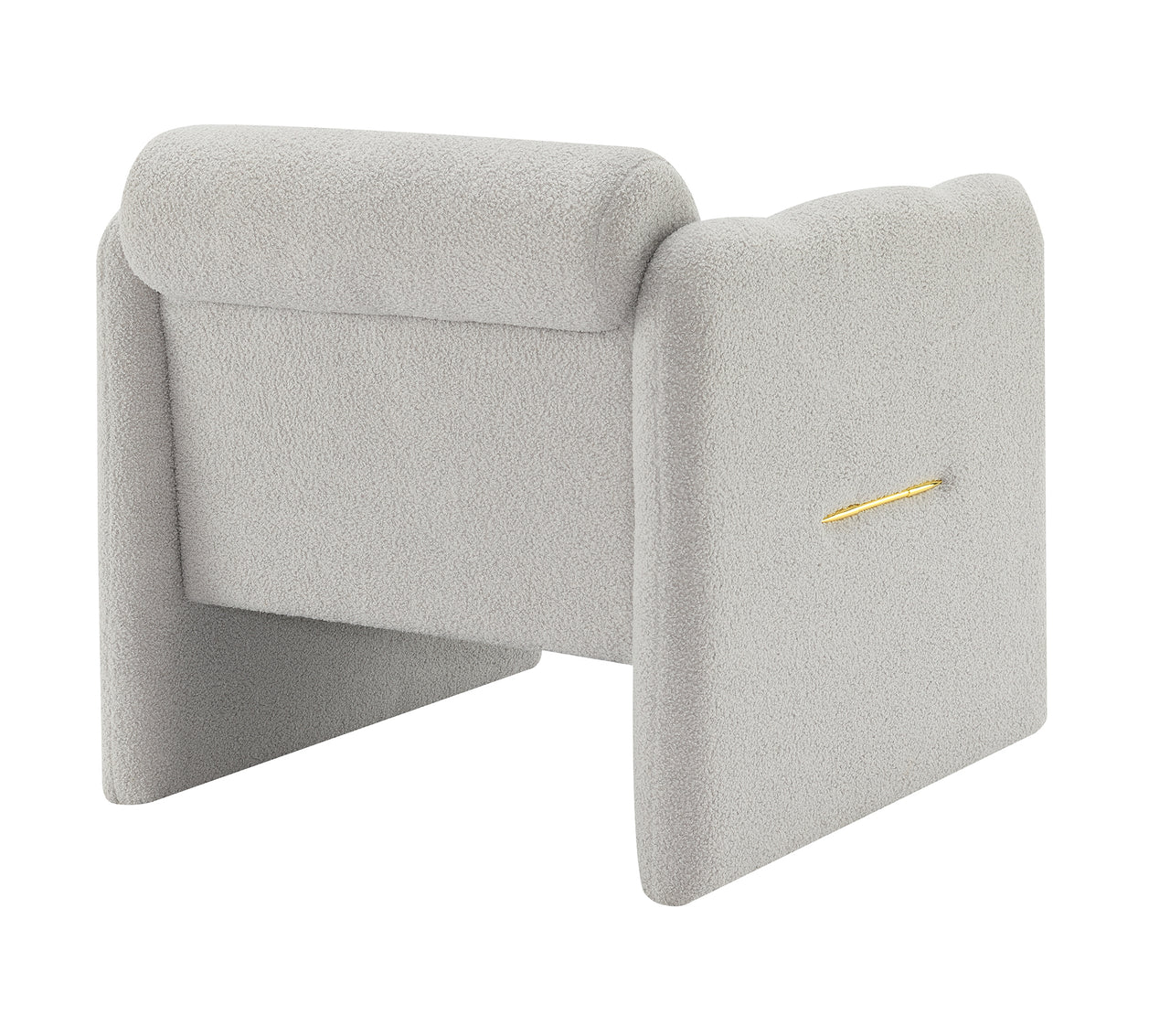 VALEN 28" Chair - Teddy Light Gray