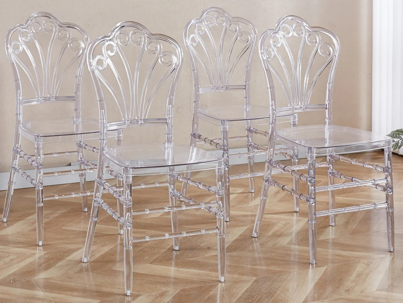 XEVRON 20" Transparent Chair