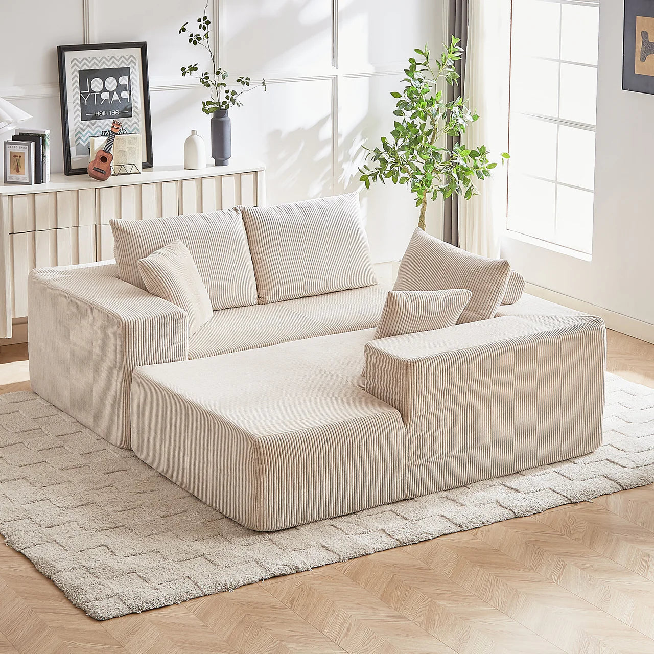 DORIAN 110" Sectional Sofa
