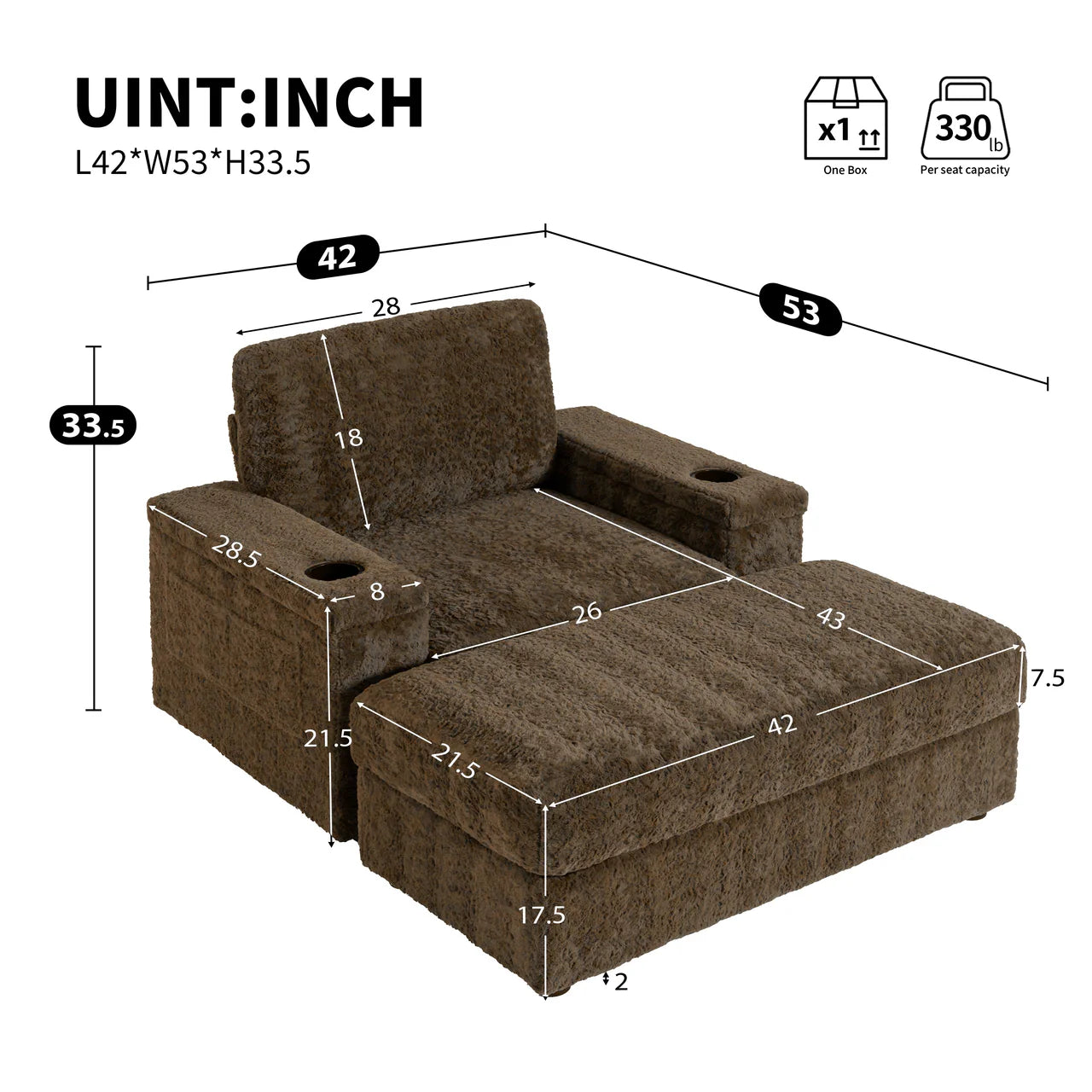 VOLVEX 42" Chair