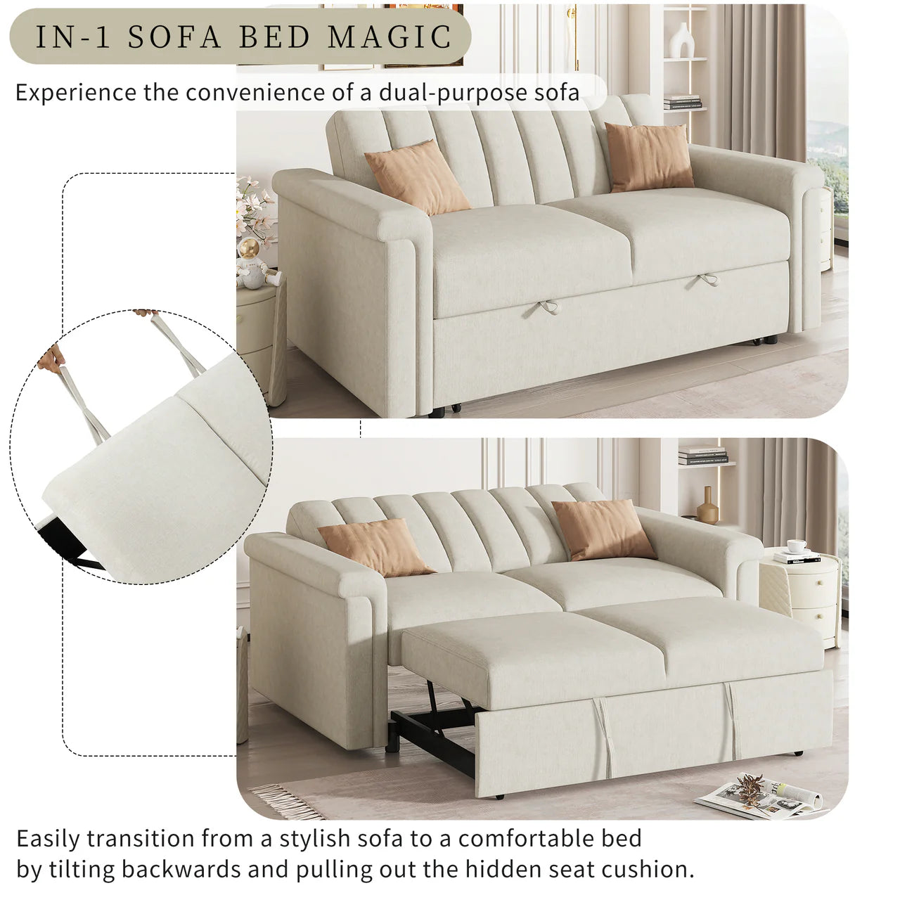 FREXOL 63" Sofa