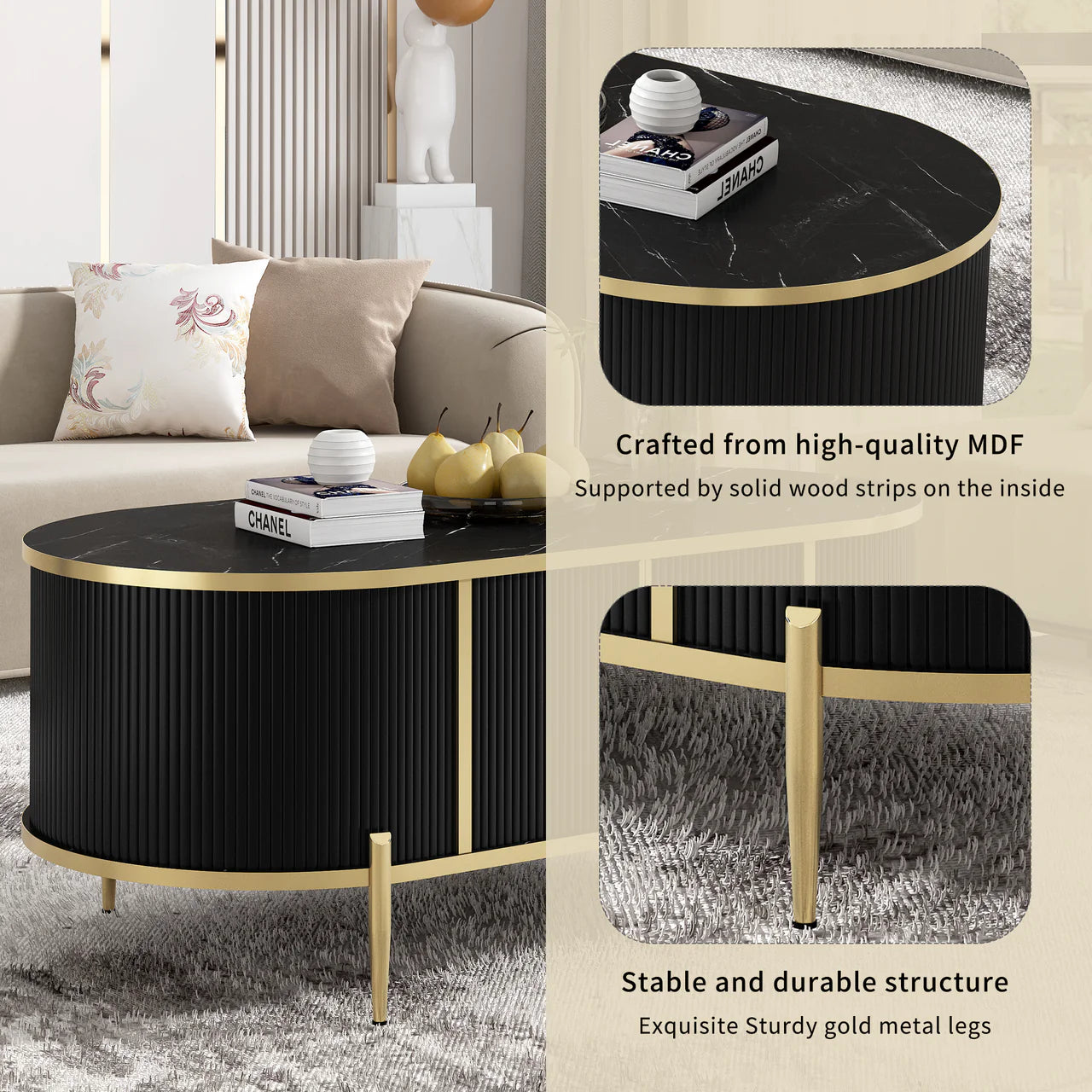 LYNTOR 47" Coffee Table