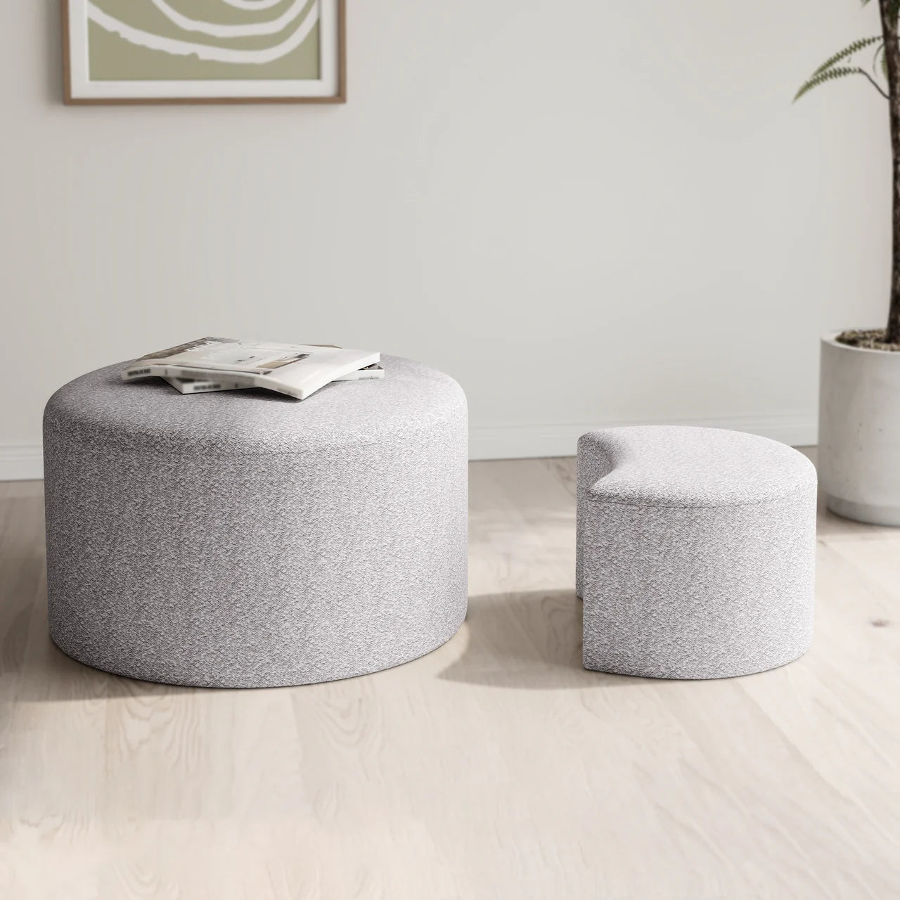 FYNTRIX 27" Coffee Table Set of 2
