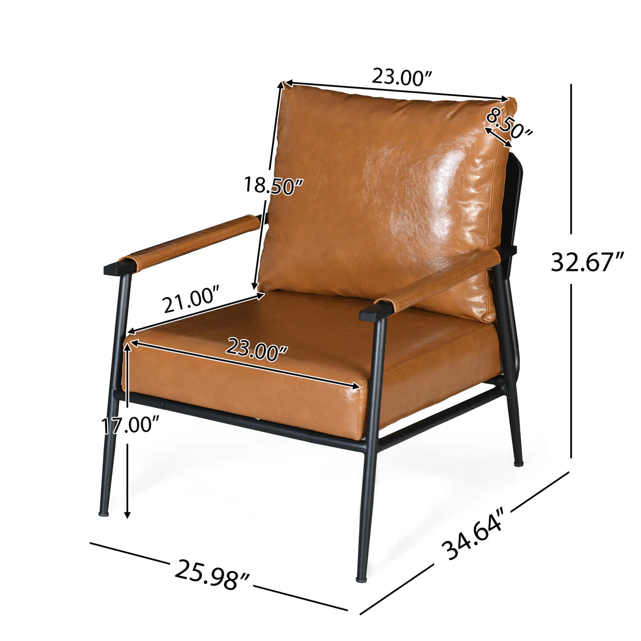 DELPHINE 26" Accent Chair