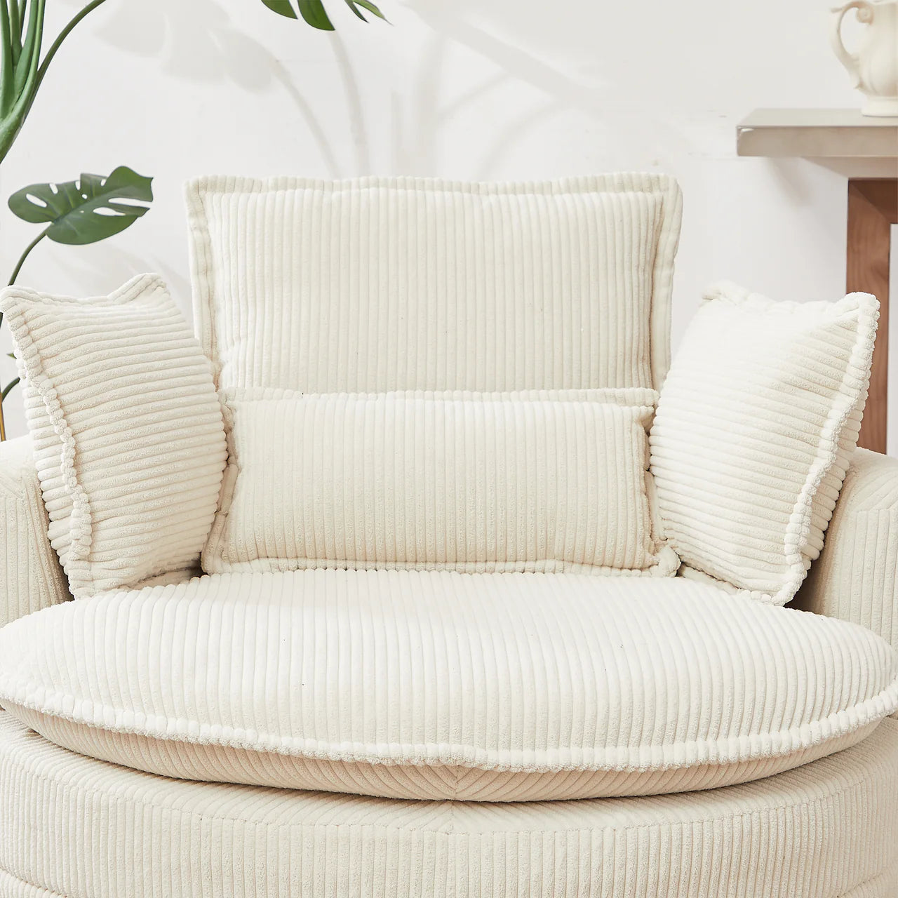 IMOGEN Oversized Swivel 38" Chair