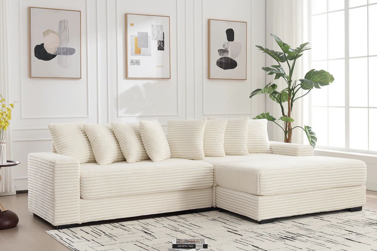 HESTIA 111" Sectional Sofa