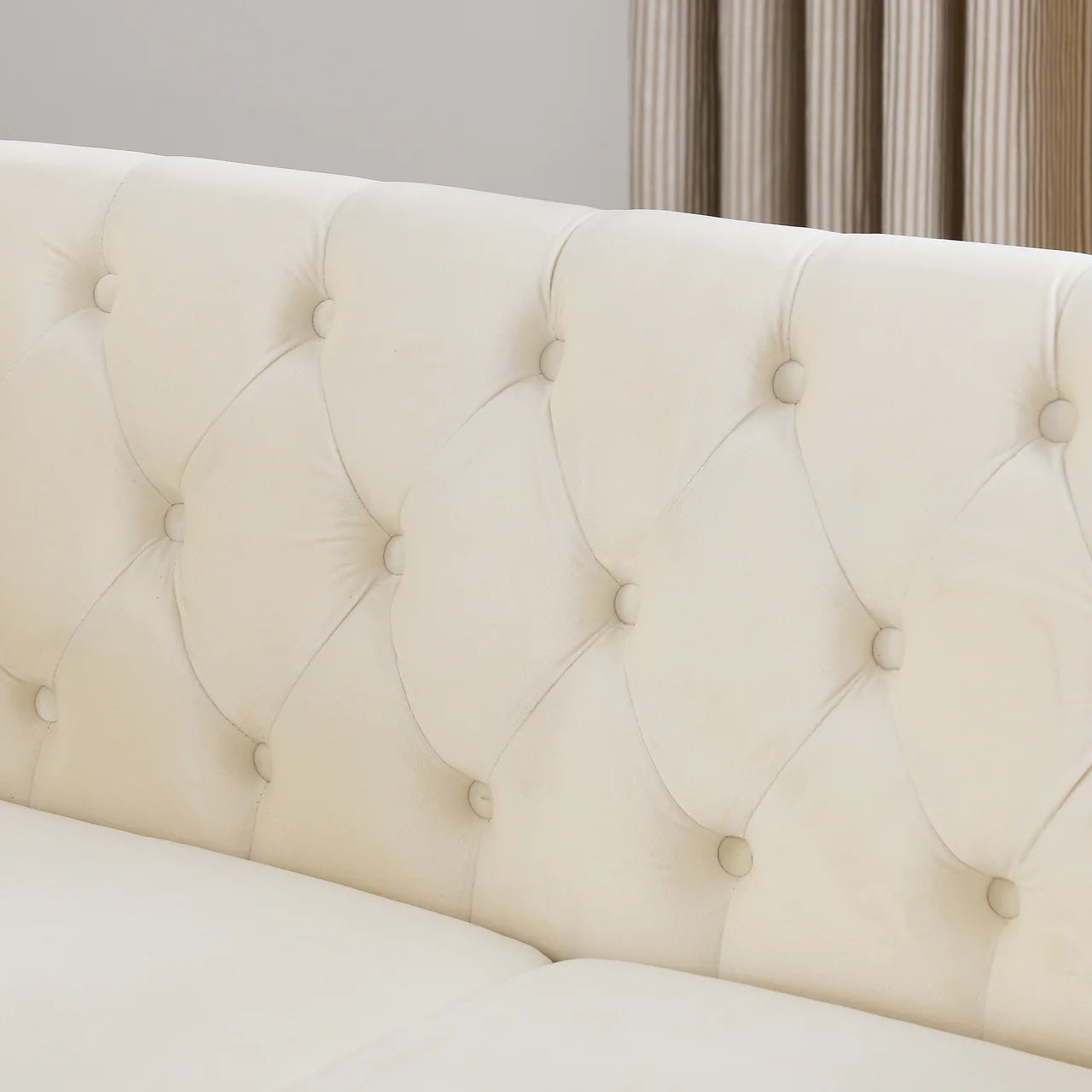 ROSALIND 59" Chesterfield Loveseat