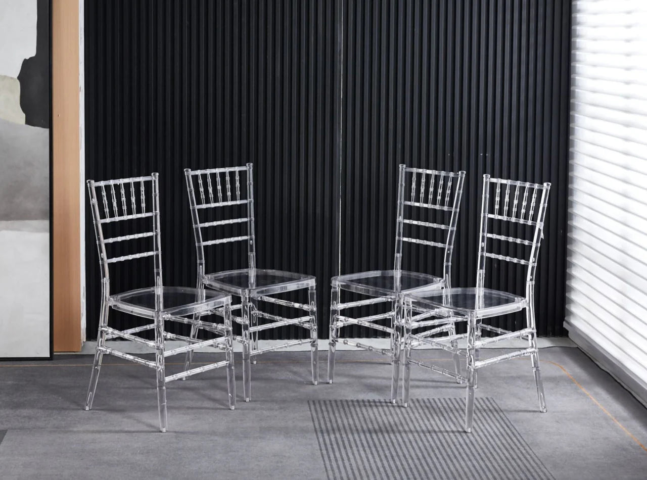 XEVRON 20" Transparent Chair
