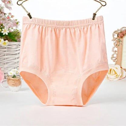 🔥2023 New High-Waist Ladies Cotton Panties Plus Sizes