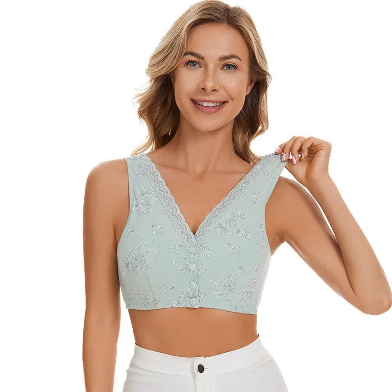 LIFTING FLORAL FRONT CLOSURE BRA