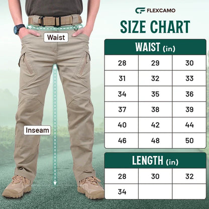 SUMMER SUPER SALE - FlexCamo - Tactical Waterproof Pants