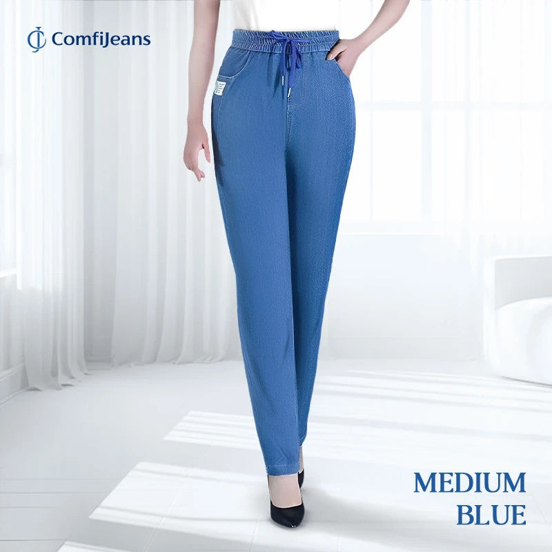 ComfiJeans - High Waist Ultra-Stretch Mom Jeans