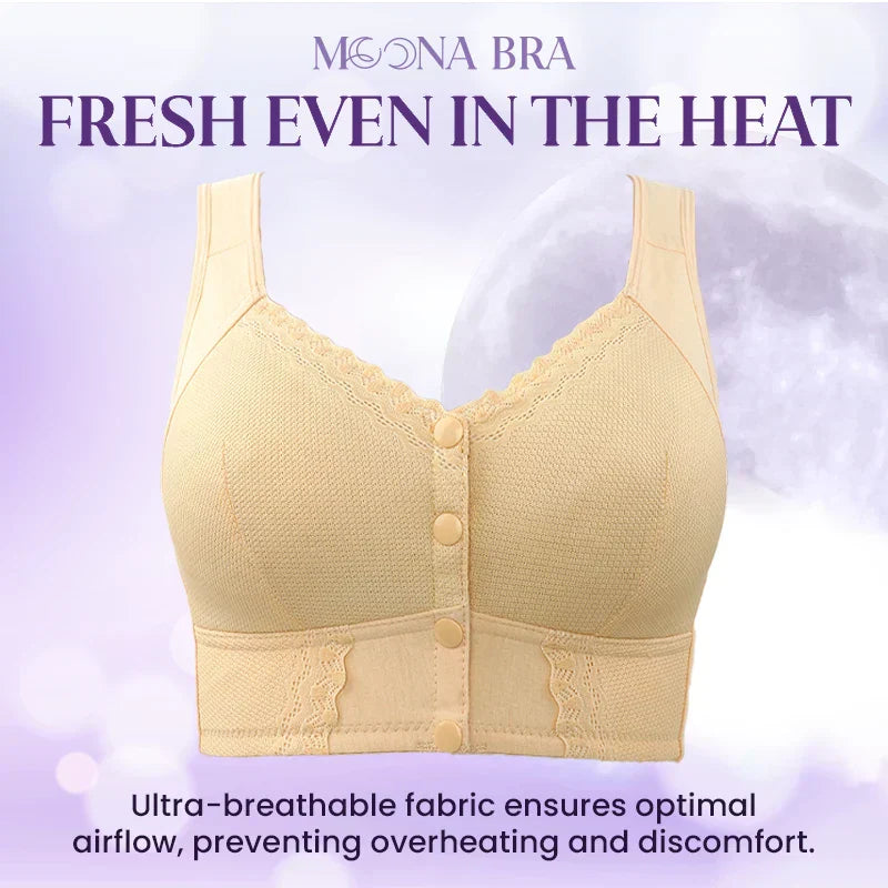 LAST DAY SALE 60% OFF - Front Closure Breathable Bra for Seniors-White