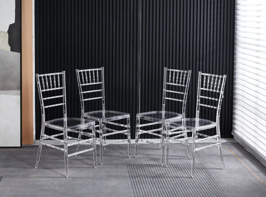 XEVRON 20" Transparent Chair
