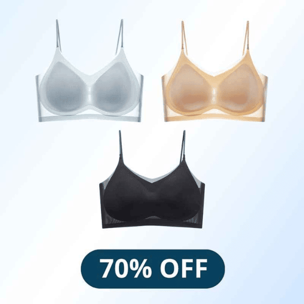 Last day 70% OFF - Summer Seamless Ultra-thin Plus Size Ice Silk Comfort Bra